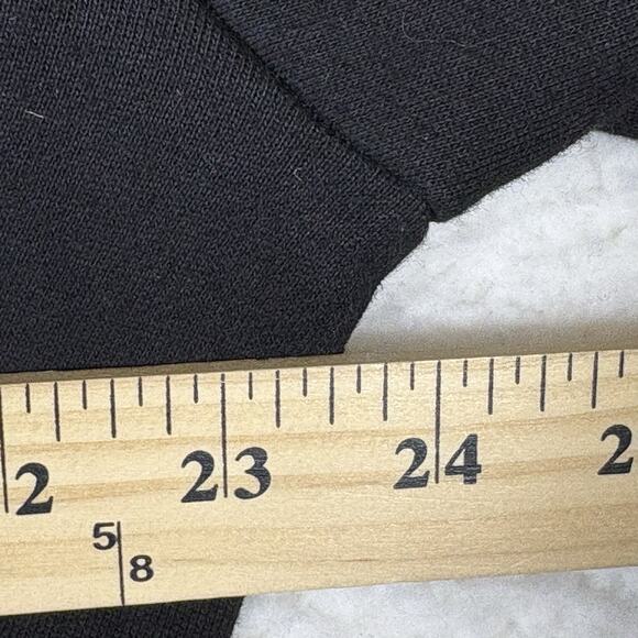 Men's Hoodie Sweatshirt Black Size Medium Under 5'10 U-510 NWT - Picture 7 of 8